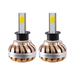 GloboStar® 99701 LED HID KIT H3 45 Watt COB LED 3600 Lumen 9-32 Volt DC 6000k