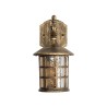 GLOBOSTAR® PHAROS 01228 Vintage Φωτιστικό Τοίχου - Απλίκα με Ντουί 1 x E27 AC 220-240V IP20 - Μπρούτζινο Εφέ Σκουριάς - Μ17 x Π1