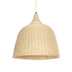 GLOBOSTAR® BAHAMAS 01370 Boho Κρεμαστό Φωτιστικό Οροφής με Ντουί 1 x E27 AC 220-240V IP20 - Μπεζ - Μ60 x Π60 x Υ60cm