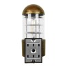 GLOBOSTAR® NEWI 01420 Μοντέρνο Φωτιστικό Τοίχου - Απλίκα με Ντουί 1 x E27 AC 220-240V IP20 - Μπρούτζινο - Μ11 x Π17 x Υ25cm