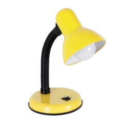 GLOBOSTAR® STUDENT 01536 Μοντέρνο Επιτραπέζιο Φωτιστικό Πορτατίφ με Ντουί 1 x E27 AC 220-240V IP20 - Κίτρινο & Μαύρο - Μ12 x Π12