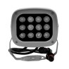 GLOBOSTAR® FLOOD-XENA 05021 Προβολέας Σποτ Wall Washer LED 24W 2400lm 10° AC 24V Αδιάβροχο IP65 RGB - Anthracite Grey - L13.5 x 