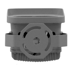 GLOBOSTAR® FLOOD-XENA 05021 Προβολέας Σποτ Wall Washer LED 24W 2400lm 10° AC 24V Αδιάβροχο IP65 RGB - Anthracite Grey - L13.5 x 