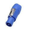 GLOBOSTAR® POWERCON 51190 Βύσμα Τροφοδοσίας Powercon/Speakon Αρσενικό 3 Pin AC/DC 250V 20A max - Μπλε - Μ6.9 x Π2.7 x Υ2.7cm