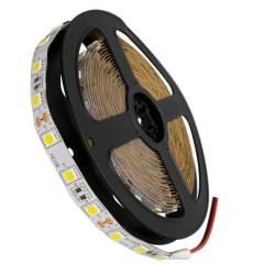 GLOBOSTAR® LUMAR 70021 Ταινία LED 14.4W/m 1368lm/m 120° DC 12V IP20 60 x SMD5050 Chip/m Φυσικό Λευκό 4500K Dimmable - Sanan SMD 