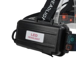 GloboStar® 79057 Φακός Κεφαλής Επαναφορτιζόμενος LED CREE XML2-T6 Chip 30 Watt 3000lm με 2 x 18650 Μπαταρίες 6000mAh Ψυχρό Λευκό