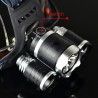 GloboStar® 79057 Φακός Κεφαλής Επαναφορτιζόμενος LED CREE XML2-T6 Chip 30 Watt 3000lm με 2 x 18650 Μπαταρίες 6000mAh Ψυχρό Λευκό
