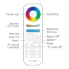 GloboStar® 73426 FUT089 Mi-Light Ασύρματο Χειριστήριο Αφής RF 2.4Ghz 8 Group για όλα τα RGBW+WW Mi-BOXER Controller DC 3V 2 x AA