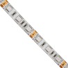 GLOBOSTAR® LUMAR 70129 Ταινία LED 14.4W/m 936lm/m 120° DC 12V Αδιάβροχη IP65 60 x SMD5050 Chip/m Πολύχρωμο RGB Dimmable - Sanan 