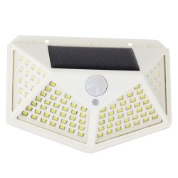 GLOBOSTAR® NOVAQ 71498 Προβολέας με Ανιχνευτή PIR / Αισθητήρα Κίνησης LED 10W 500lm 180° DC 5V με Φωτοβολταϊκό Panel 5V 0.3W & Ε