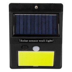 GLOBOSTAR® VELION 71495 Προβολέας με Ανιχνευτή PIR / Αισθητήρα Κίνησης LED 10W 500lm 120° DC 5V με Φωτοβολταϊκό Panel 5V 0.3W & 