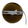 GLOBOSTAR® SARA 00846 Μοντέρνο Φωτιστικό Οροφής με Ντουί 1 x E27 AC 220-240V IP20 - Μπρούτζινο - Μ10 x Π10 x Υ10.3cm