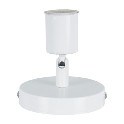GLOBOSTAR® SARA 00842 Μοντέρνο Φωτιστικό Οροφής με Ντουί 1 x E27 AC 220-240V IP20 - Λευκό - Μ10 x Π10 x Υ10.3cm