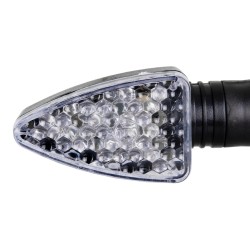 GLOBOSTAR® TURNLIGHT 81751 Φλας Μοτοσυκλέτας LED 1.5W/3W 135lm/270lm 120° DC 12V Αδιάβροχο IP65 Πορτοκαλί - Μ8.3 x Π3 x Υ2.8cm -