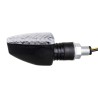 GLOBOSTAR® TURNLIGHT 81751 Φλας Μοτοσυκλέτας LED 1.5W/3W 135lm/270lm 120° DC 12V Αδιάβροχο IP65 Πορτοκαλί - Μ8.3 x Π3 x Υ2.8cm -