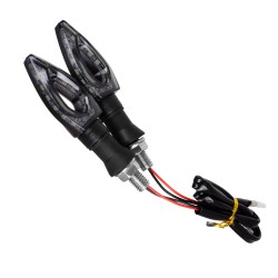 GLOBOSTAR® TURNLIGHT 81752 Φλας Μοτοσυκλέτας LED 1.5W/3W 110lm/220lm 120° DC 12V Αδιάβροχο IP65 Πορτοκαλί - Μ11.1 x Π3 x Υ2.1cm 