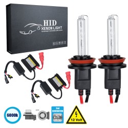 GloboStar® 84107 H11 CB Line KIT Βασικού Φωτισμού Αυτοκινήτου & Μοτοσυκλέτας 2nd Generation Can-Bus Series XENON 70W 6400lm DC 9