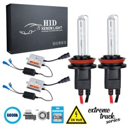 GloboStar® 84127 H9 XCB Line KIT Βασικού Φωτισμού Φορτηγού 3rd Generation Can-Bus Extreme Truck Series XENON 110W 10350lm DC 24V