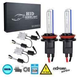 GloboStar® 84162 H11 XCB Line KIT Βασικού Φωτισμού Αυτοκινήτου & Μοτοσυκλέτας 3rd Generation Can-Bus Extreme Series XENON 110W 1