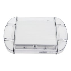GloboStar® 85176 PRO Series Φάρος Σήμανσης Οχήματος Αστυνομίας για Αυτοκίνητα & Φορτηγά 6 Προγραμμάτων Φωτισμού STROBE LED COB 6