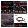 GloboStar® 85330 Car Backlit LED Strip Εύκαμπτη Ταινία 150cm Σήμανσης DRL Αυτοκινήτου 6 Προγραμμάτων Φωτισμού LED SMD 2835 80W D