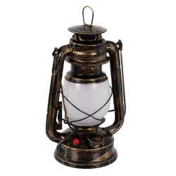 GLOBOSTAR® FIREWATCH 76547 Διακοσμητικό Φαναράκι LED 10W 500lm 360° Επαναφορτιζόμενο DC 5V με Μπαταρίες 2x18650 IP20 Ultra Θερμό