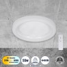 GLOBOSTAR® ARIANA 61035 Μοντέρνο Φωτιστικό Οροφής LED 55W 6376lm 120° AC 220-240V IP20 Ρυθμιζόμενο Λευκό CCT με Χειριστήριο από 