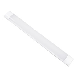GloboStar® 60157 LED Γραμμικό Βιομηχανικό Φωτιστικό Tri-Proof 60cm 20W 1808lm 120° AC 220-240V Αδιάβροχο IP65 Μ60 x Π7.5 x Υ2.5c