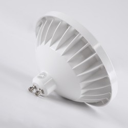 GLOBOSTAR® BEAMAR 60126 Σποτ GU10 AR111 LED 15W 1500lm 12° AC 220-240V IP20 Ψυχρό Λευκό 6000K - Μ11 x Π11 x Υ6.6cm - 3 Χρόνια Εγ