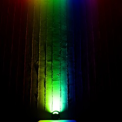 GLOBOSTAR® STEPLUNA 90618 Φωτιστικό Σκαλοπατιού / Διαδρόμου LED 6W 510lm 10° DC 24V Αδιάβροχο IP65 Πολύχρωμο RGB Dimmable DMX512