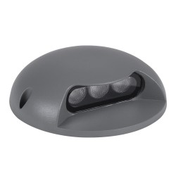 GLOBOSTAR® STEPLUNA 90622 Φωτιστικό Σκαλοπατιού / Διαδρόμου LED 3W 330lm 10° DC 24V Αδιάβροχο IP65 Θερμό Λευκό 2700K Dimmable - 