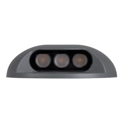 GLOBOSTAR® STEPLUNA 90622 Φωτιστικό Σκαλοπατιού / Διαδρόμου LED 3W 330lm 10° DC 24V Αδιάβροχο IP65 Θερμό Λευκό 2700K Dimmable - 