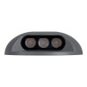 GLOBOSTAR® STEPLUNA 90622 Φωτιστικό Σκαλοπατιού / Διαδρόμου LED 3W 330lm 10° DC 24V Αδιάβροχο IP65 Θερμό Λευκό 2700K Dimmable - 