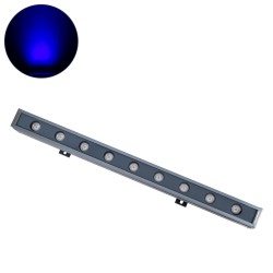 GLOBOSTAR® WASHERMARGO 90175 Μπάρα Φωτισμού Wall Washer LED 9W 765lm 30° DC 24V Αδιάβροχο IP65 Μπλε Dimmable - Bridgelux SMD Chi