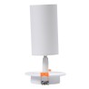 GLOBOSTAR® LEO 60351 Χωνευτό Κινούμενο Φωτιστικό Downlight Σποτ με Ντουί 1 x GU10 AC 220-240V IP20 - Λευκό Ματ - Μ9 x Π9 x Υ17cm