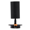 GLOBOSTAR® LEO 60350 Χωνευτό Κινούμενο Φωτιστικό Downlight Σποτ με Ντουί 1 x GU10 AC 220-240V IP20 - Μαύρο Ματ - Μ9 x Π9 x Υ17cm