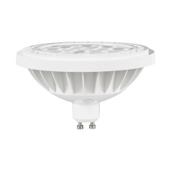GLOBOSTAR® SPOTAR 60131 Σποτ GU10 AR111 LED 12W 1128lm 36° AC 220-240V IP20 Θερμό Λευκό 2700K Dimmable - Μ11 x Π11 x Υ6.6cm - 3 