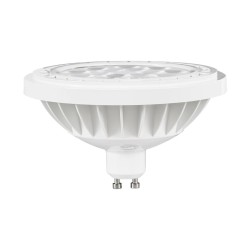 GLOBOSTAR® SPOTAR 60130 Σποτ GU10 AR111 LED 12W 1164lm 36° AC 220-240V IP20 Φυσικό Λευκό 4500K Dimmable - Μ11 x Π11 x Υ6.6cm - 3