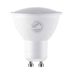 GLOBOSTAR® FLOODO 60102 Σποτ GU10 MR16 LED 8W 800lm 120° AC 220-240V IP20 Ψυχρό Λευκό 6000K - Bridgelux SMD Chip - Μ5 x Π5 x Υ5.