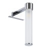 GLOBOSTAR® ELSA 60406 Μοντέρνο Φωτιστικό Τοίχου - Απλίκα Καθρέπτη Μπάνιου με Ντουί 1 x G9 AC 220-240V IP44 - Νίκελ Χρώμιο & Λευκ