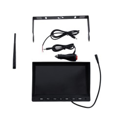 GloboStar® 86069 Έγχρωμη Οθόνη 9" WiFi για Αυτοκινητο - Φορτηγό DC 12-24V - για Σύνδεση έως 4 WiFi Κάμερες 1080P HD Οπισθοπορεία