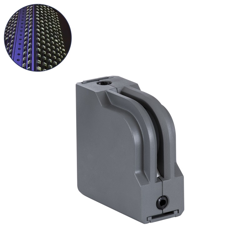 GLOBOSTAR® WINDOWCORNA 90113 Γωνιακό Φωτιστικό Ανάδειξης Παραθύρων LED 6W 570lm 3°x172° DC 24V Αδιάβροχο IP65 Φυσικό Λευκό 4500K