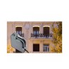 GLOBOSTAR® WINDOWCORNA 90113 Γωνιακό Φωτιστικό Ανάδειξης Παραθύρων LED 6W 570lm 3°x172° DC 24V Αδιάβροχο IP65 Φυσικό Λευκό 4500K