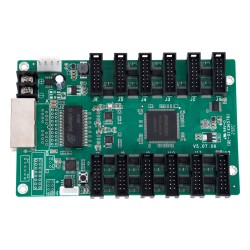 GloboStar® CARDULCO ZH-T12 90387 Professional LED Receiving Card 12 x HUB75 - Κάρτα Καναλιών για Ψηφιακές Οθόνες LED Video Wall 