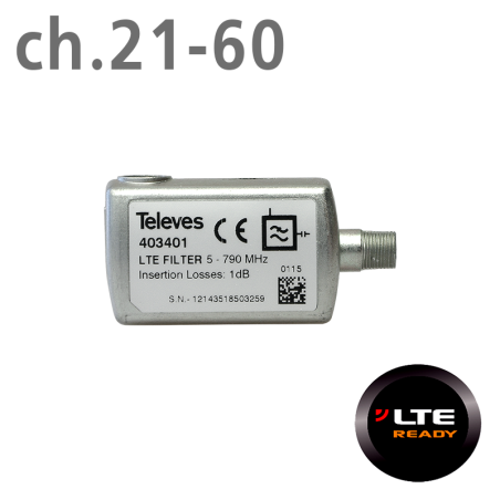 403401 ΦΙΛΤΡΟ LTE (ch.21-60) F