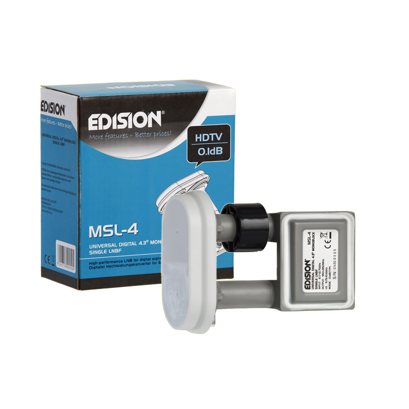 LNB MSL-4 SINGLE MONOBLOCK 4.3o