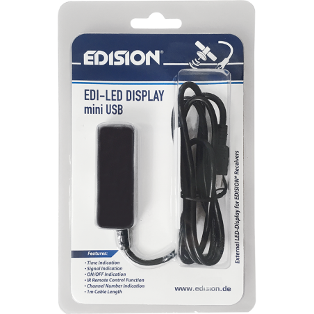 EDI-LED Display mini USB-koulioufas