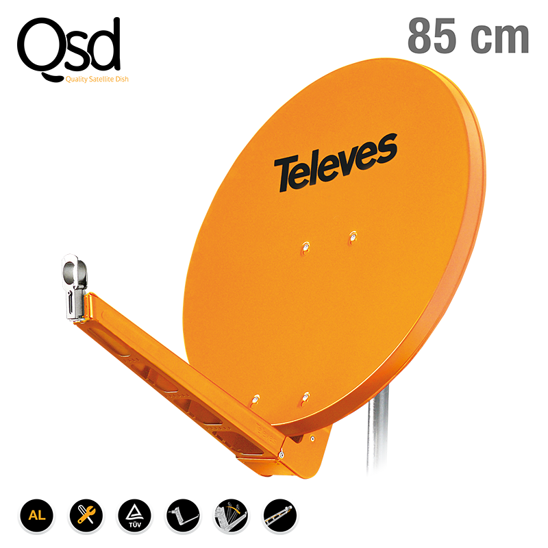 7903 ΚΑΤΟΠΤΡΟ QSD 85 ALU πορτοκαλί