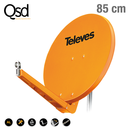 7903 ΚΑΤΟΠΤΡΟ QSD 85 ALU πορτοκαλί