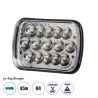 GloboStar® 85421 Φανάρι JEEP WRANGLER Βασικού Φωτισμού H4 H/L LED CREE CXB COB 45W 4500lm DC 9-80V Αδιάβροχο IP67 Ψυχρό Λευκό 60